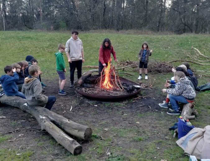 Heyo vakantiekampen Survival skills in de Hoge Rielen 1