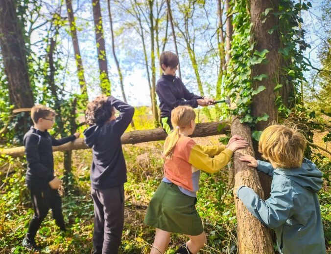 Heyo Vakantiekampen Bushcraft in Stekene 1