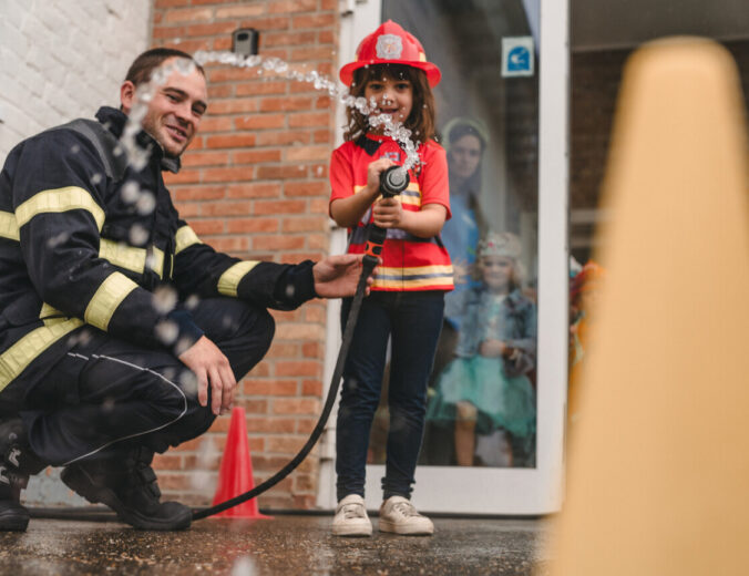 Heyo vakantiekamp Bij de brandweer