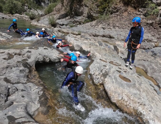 Heyo vakantiekampen Crazy canyoning 4