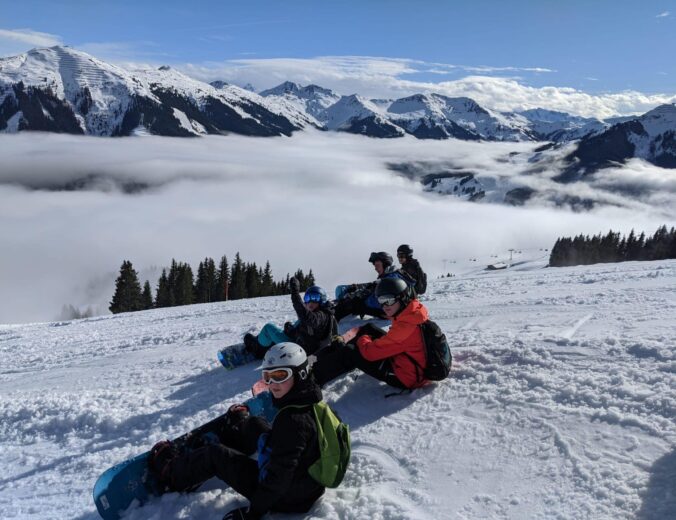 Heyo vakantiekampen Snowboardfun in Skicircus Saalbach 1