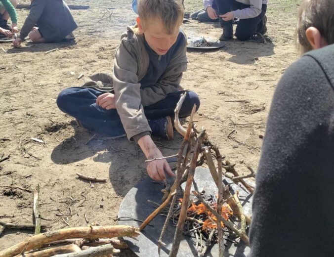 Heyo vakantiekampen Survival skills in de Hoge Rielen 4