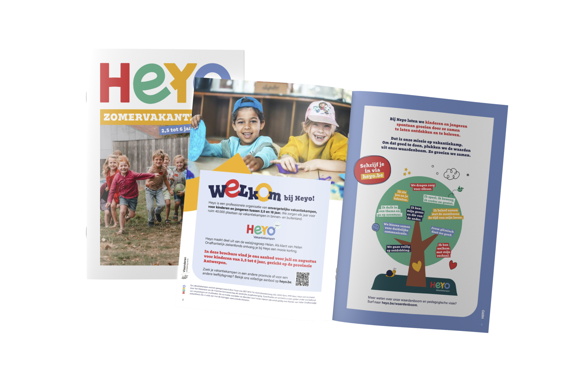 HEYO brochures Mock up Zomer 26 Kleuter