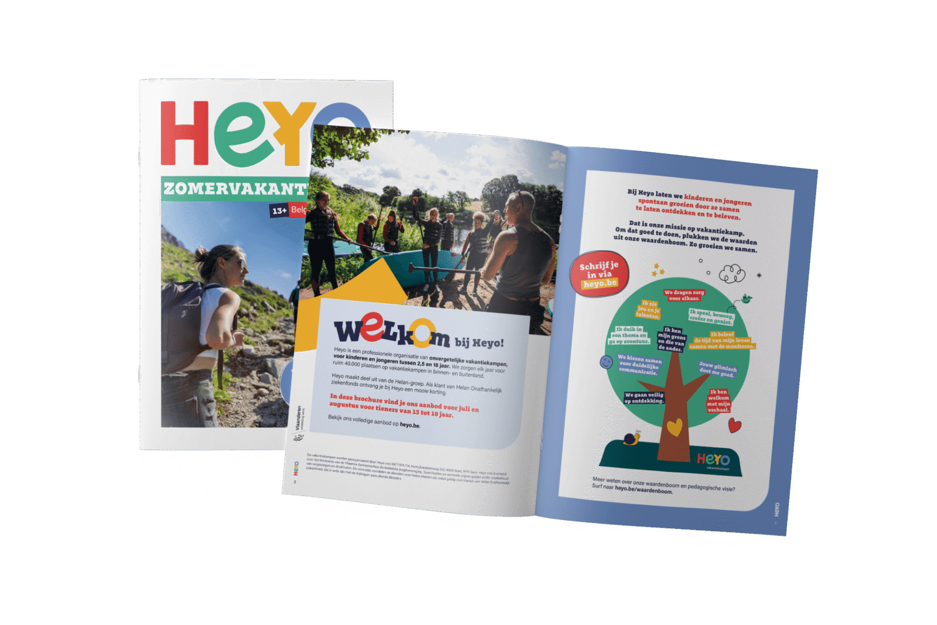 Heyo brochures tiener Zomer 2025