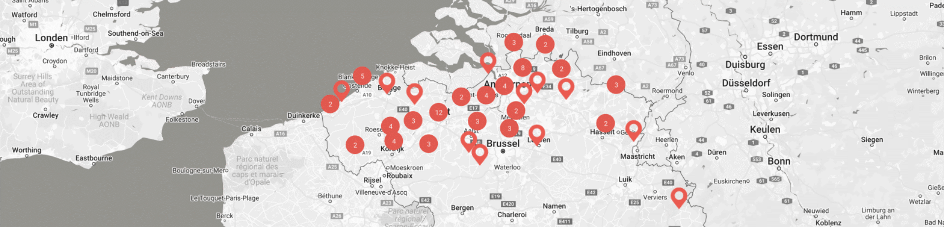 Bekijk onze locaties